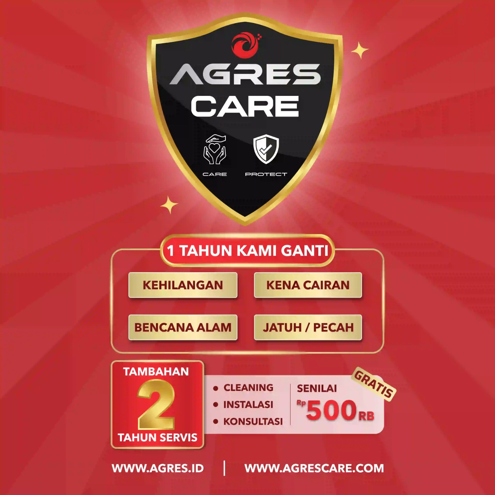 Promo Agres Care 2 Tahun